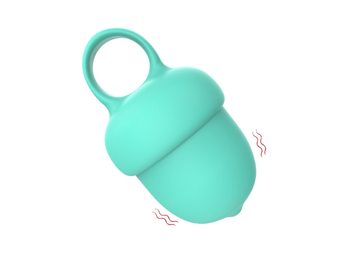 Vibrador De Masaje De Silicona Resistente Al Agua De 10 Frecuencias (verde)