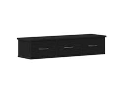 Maison Exclusive - Armario De Pared Roble Negro 88x26x18,5 Cm Madera De Ingeniería
