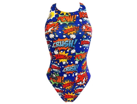 Traje de baño para Mujer TURBO Boom Multicolor para Natacion (L)