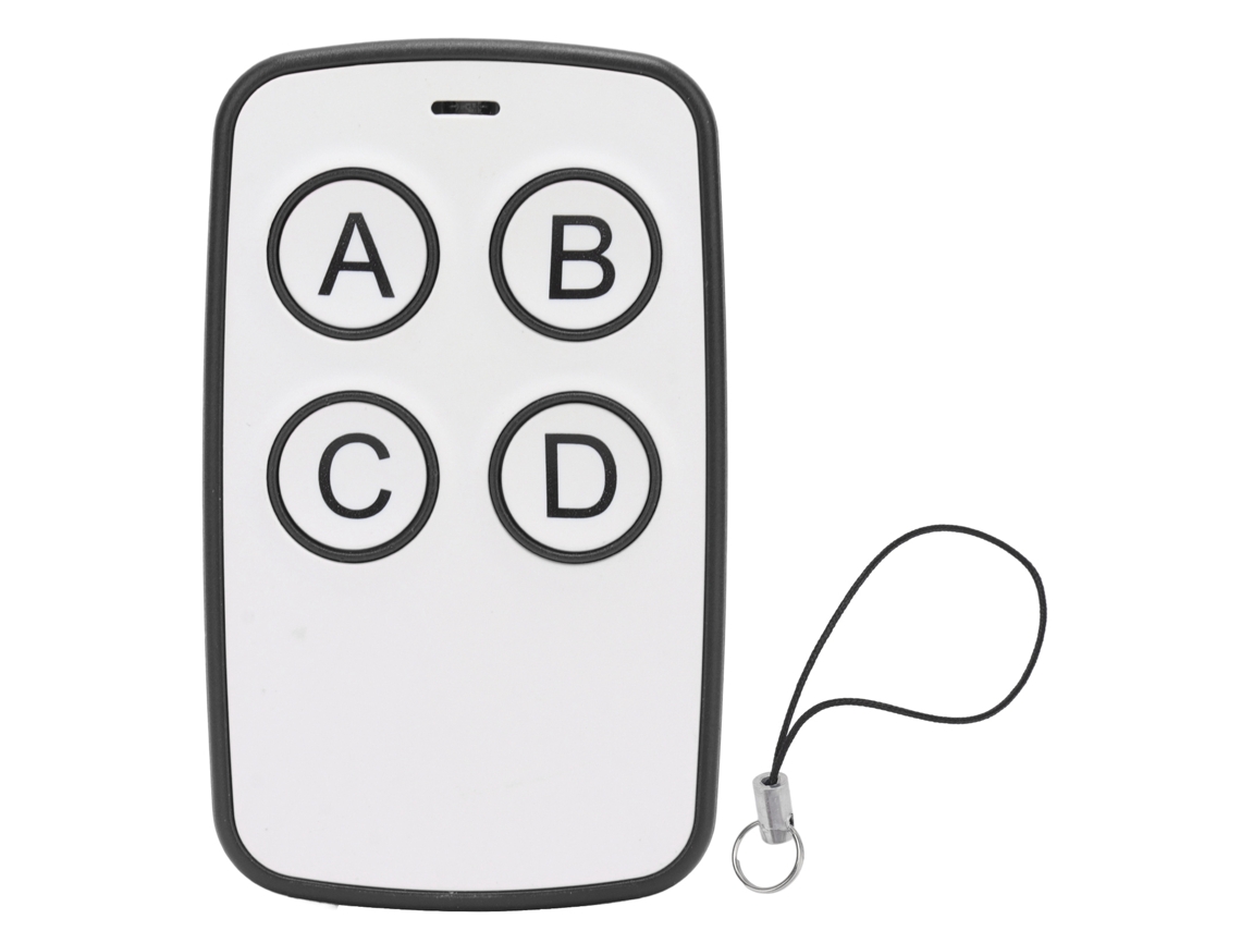 Control remoto semi-cable Primerox de 433 MHz y 12 botones.