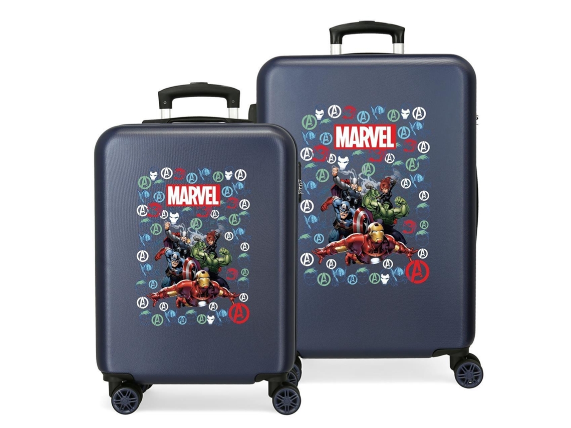 SET 2/MALA ABS 55-68CM.4R.AVENGERS TEAM