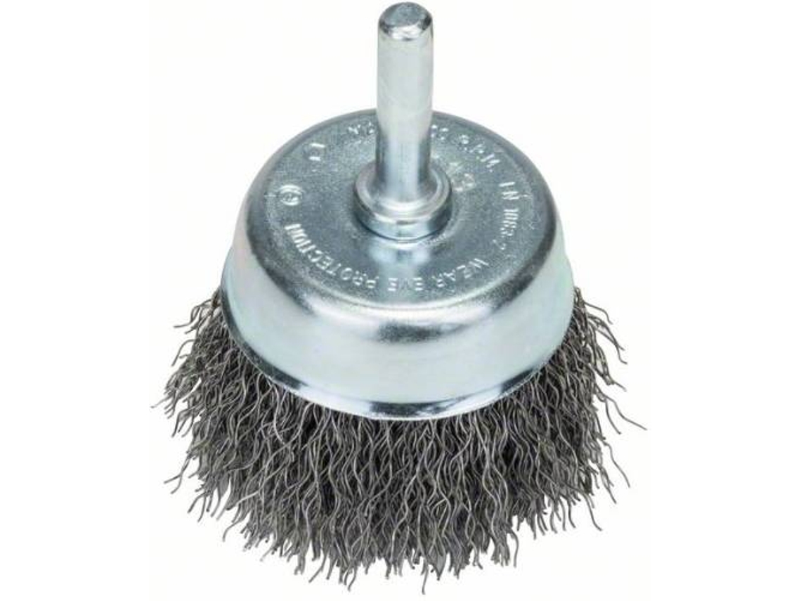 Cepillo de Disco BOSCH Tipo Tacho para Taladros - Alambre Ondulado - 50 mm