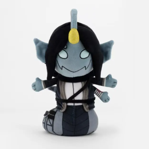 Sebastian Solace - Monstruo de peluche con cola de pez, juguete a presión