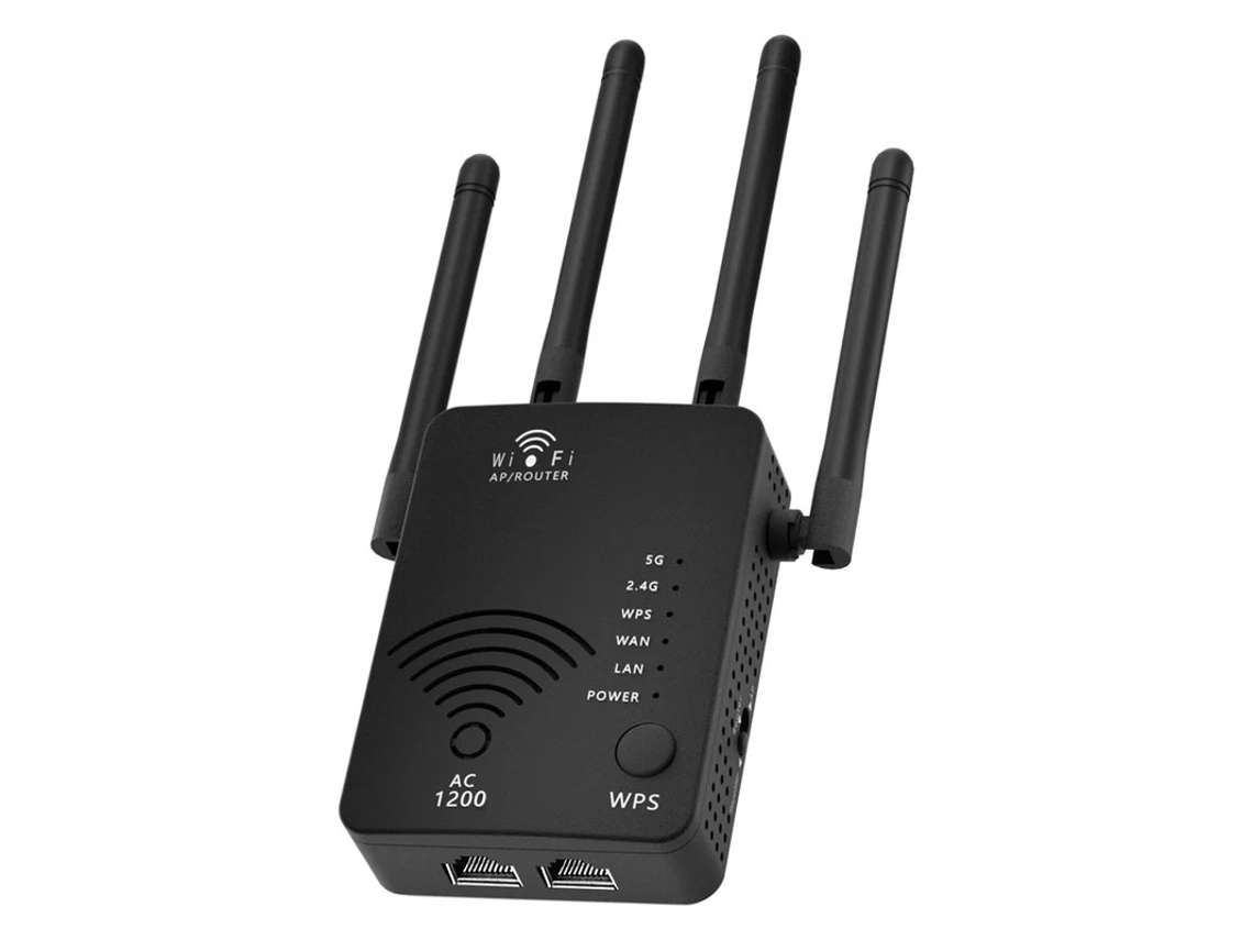 Extensores de señal WiFi para el hogar, amplificador de señal de banda dual de 1200 Mbps, cobertura de hasta 13 800 pies cuadrados y más de 105 Yizhood