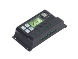 2026dz-controlador De Carga Solar Pwm 12v 24v 100a Con Pantalla Lcd Y 2 Usb Para Baterías Agm Gel