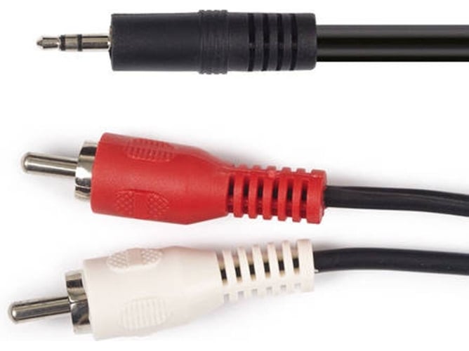 Cable Audio FONESTAR AA-727 (1.8m - Jack 3.5mm - 2 RCA - Macho-Macho)