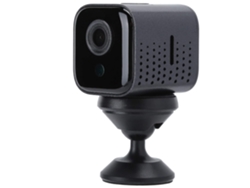 Cámara inteligente 1080p Wi-Fi para el hogar, control móvil, detección, visión nocturna IP, nube Bestvite (negra)