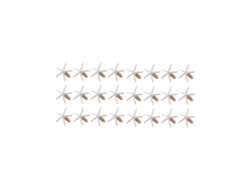 Rebe-24 Anillos Para Servilletas Estrella De Mar De Resina Y Cordel Para Bodas Cumpleaños Navidad Fiestas Como Se Muestra