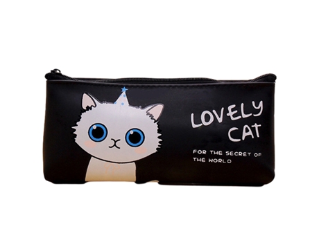 Estuche Para Lápices Estuche Para Lápices Estuche Para Lápices Negro Estuche Para Lápices De Cuero Pu Estuche Pequeño Con Cremallera Para Lápices, ...