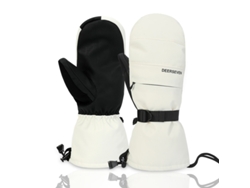 Guantes de esquí de invierno para hombre, con aislamiento térmico, resistentes al viento, impermeables, de forro polar, compatibles con pantalla táctil.