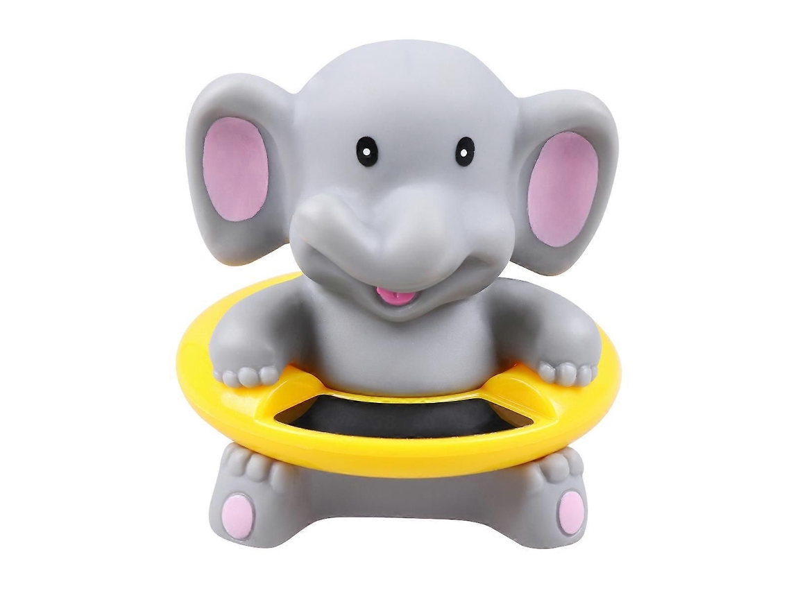 Termômetro Eletrônico Multifuncional Em Formato De Elefante De Desenho Animado, Ideal Para Banho De Bebês E Piscinas.