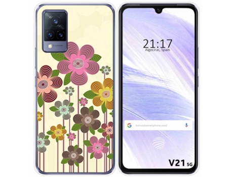 Carcasa Vivo V21 5G TUMUNDOSMARTPHONE Dibujos Multicolor