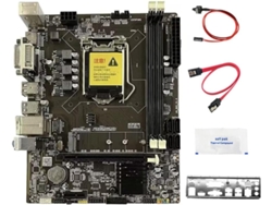 Placa Base Hnb85 Ddr3 Lga1150 M.2 Nvme Pci Express 16x Hd Vga Dvi Gigabit Ethernet