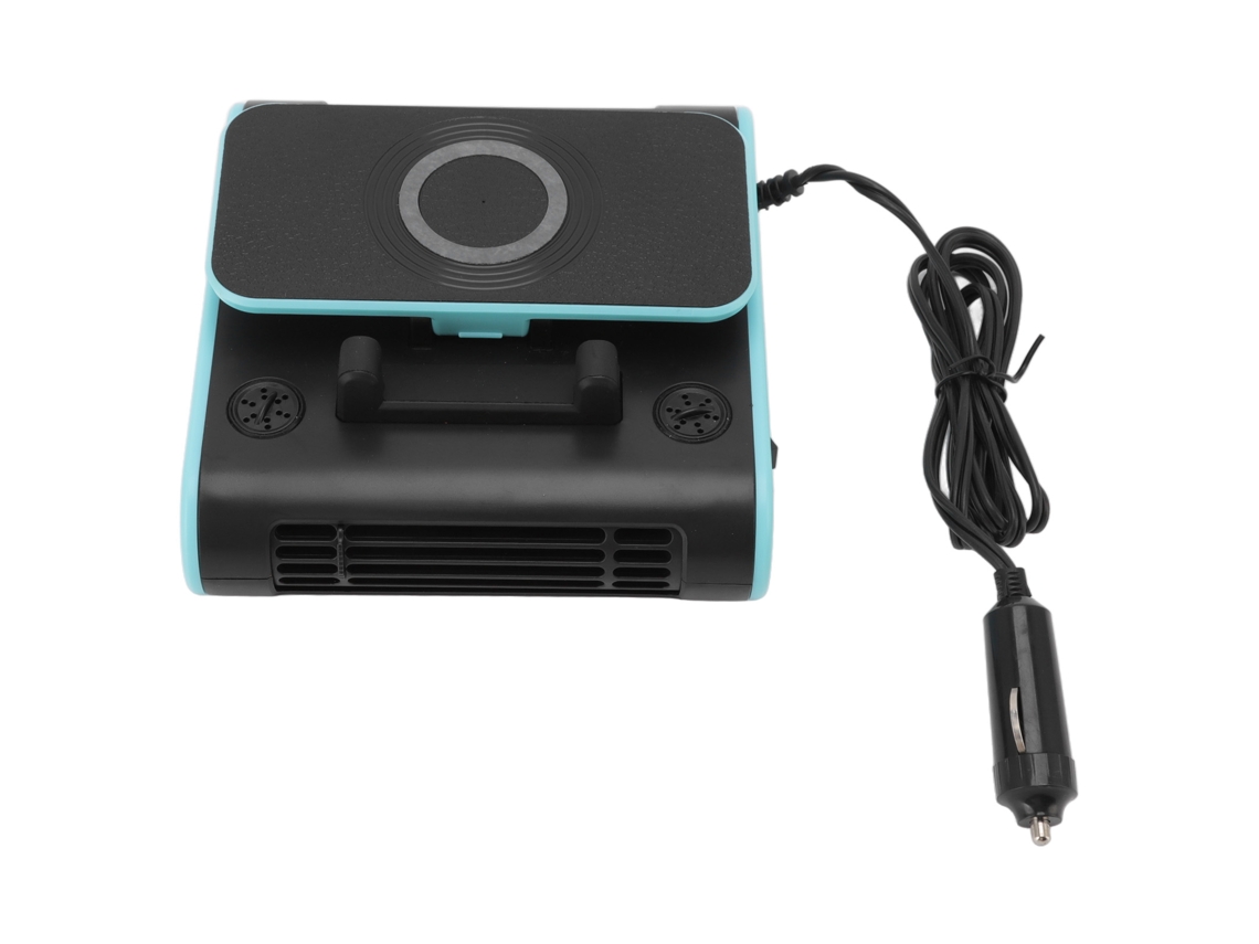 Soporte cargador inalámbrico 4 en 1 para ventilador de coche de 12 V