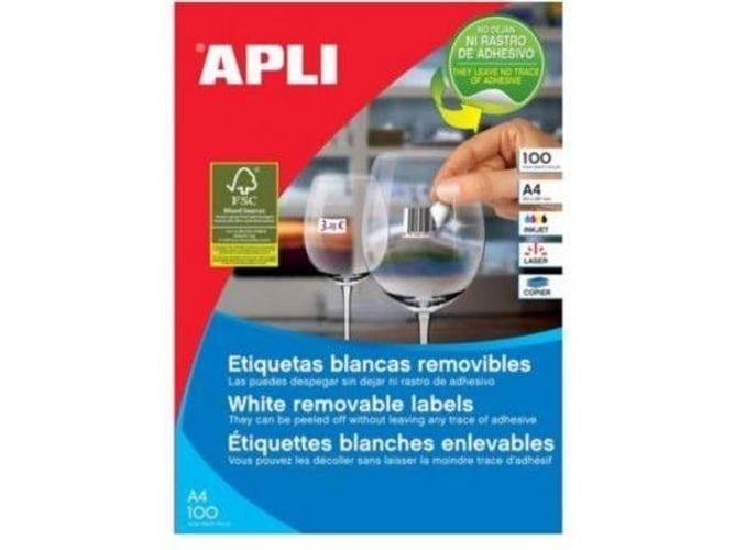 Etiquetas Adhesivas APLI 03057 97 x 42.4 mm
