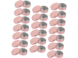 Conjunto De 20 Caixas Organizadoras De Alumínio Para Cosméticos Com Tampas.