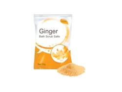 Sales exfoliantes de jengibre para el baño, que favorecen el drenaje linfático y la renovación de la piel para la limpieza corporal, 30 g.