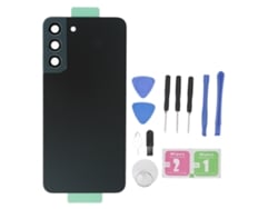 Panel trasero de cristal para Samsung Galaxy S22 Plus S906u S906f con herramientas de reparación (verde)