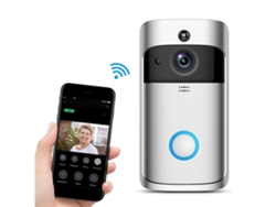 Videoportero Inteligente Wi-fi Con Intercomunicador, Cámara Inteligente, Detección Pir Y Visión Nocturna Para El Hogar. Brilvibera_gsg