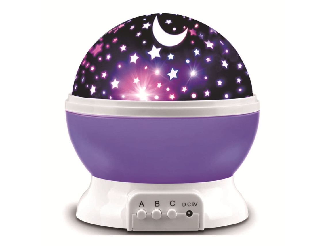 Proyector de luz de cielo estrellado giratorio de 360 ​​grados Cuich