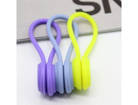 Soporte para cables de auriculares SLOWMOOSE Morado Gris Verde