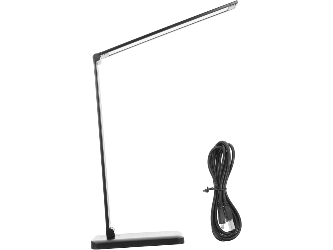 Lámpara De Escritorio Led Plegable Con Control Táctil, De Aluminio, 5 Niveles De Brillo Ajustables.