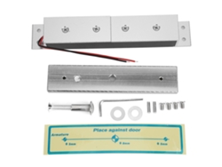 Cerradura Magnética Oculta De 280 Kg Y 12 V Para Puertas De Madera/metal Con Accesorios.