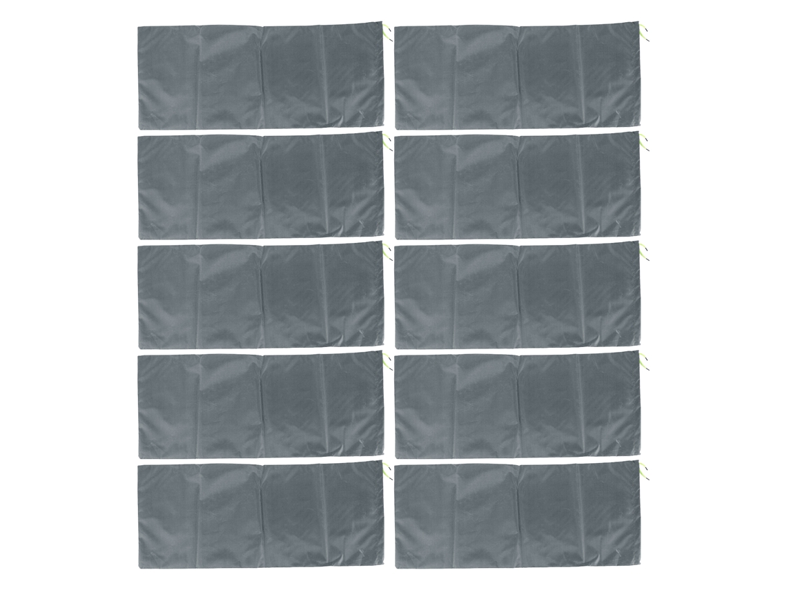 10 Sacos De Arena Vacíos De Poliéster 420d Impermeables Para Control De Inundaciones En El Hogar Y El Garaje.