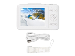 Cámara digital 4K con zoom digital de 16x, enfoque automático, compacta para viajes y fotografía.
