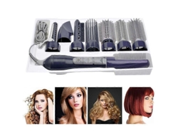 Secador de pelo profesional 8 en 1 con rizador, ideal para viajes y hoteles, con peine integrado. TAISHENGDA
