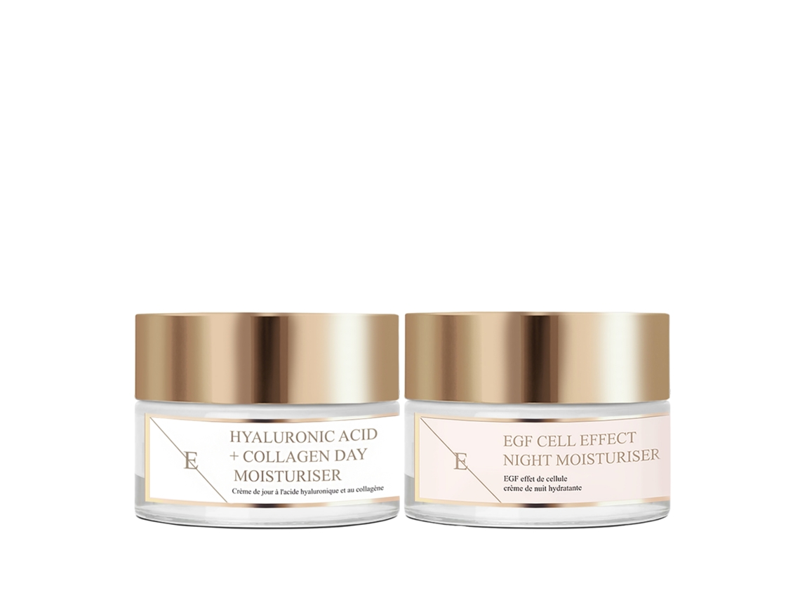 Crema de día con ácido hialurónico y colágeno Hidratante de noche con efecto celular EGF 50 ml Erth Skin London