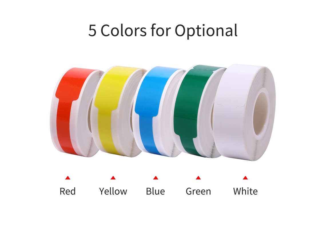 Etiqueta Térmica Niimbot B18 Pet 14x120mm Resistente Al Agua 55 Hojas Etiqueta De Precio Cables Tienda Taller
