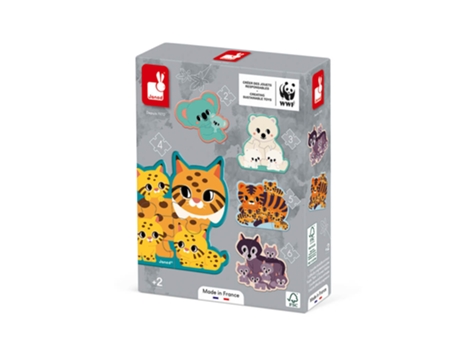 Puzzle JANOD J08625 rompecabezas 20 pieza(s) Animales