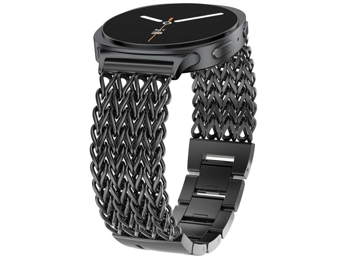 Pulsera para Samsung Galaxy Watch 8/8 Classic - Acero inoxidable trenzado con diseño de espiga