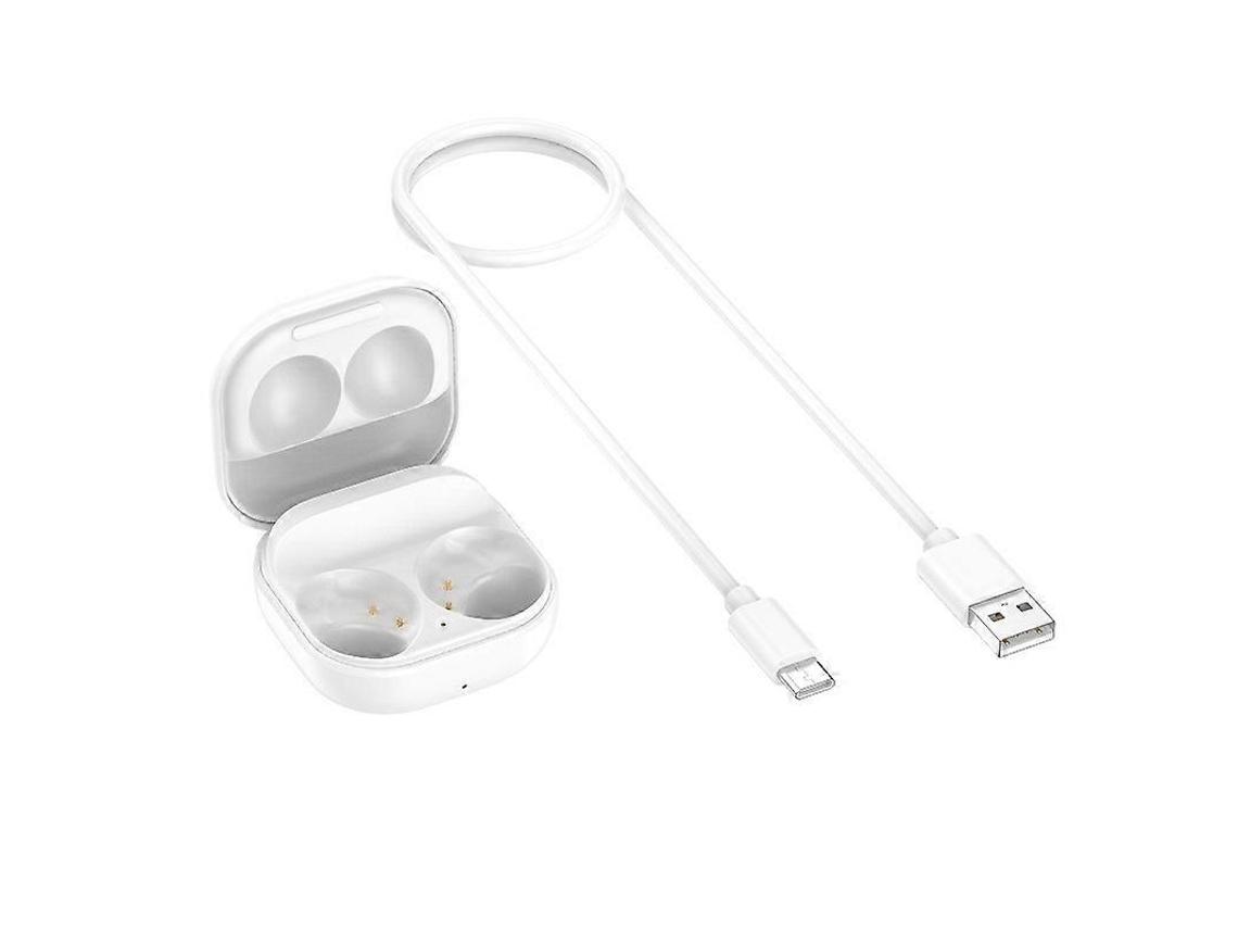 2 estuches de carga para auriculares inalámbricos Samsung Galaxy Buds2 Sm 177 Hengrongshen (blancos)