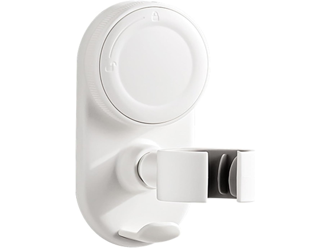 Soporte Giratorio Con Ventosa Para Secador De Pelo - Base Adhesiva Segura Y Compacta, Fácil De Guardar