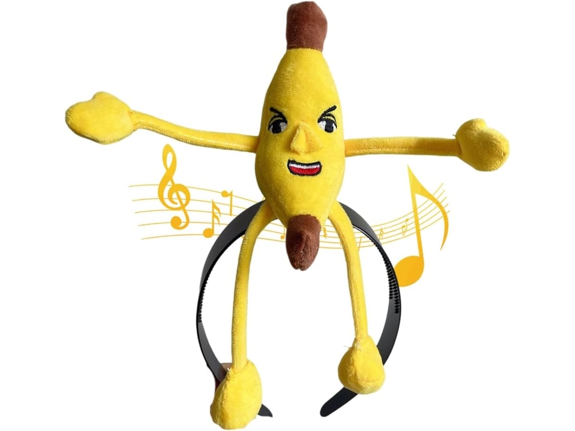 Diademas De Plátano Cantante - Diadema De Peluche Adorable Para Mujer