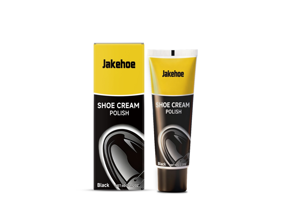 Crema para el cuidado del calzado de cuero negro