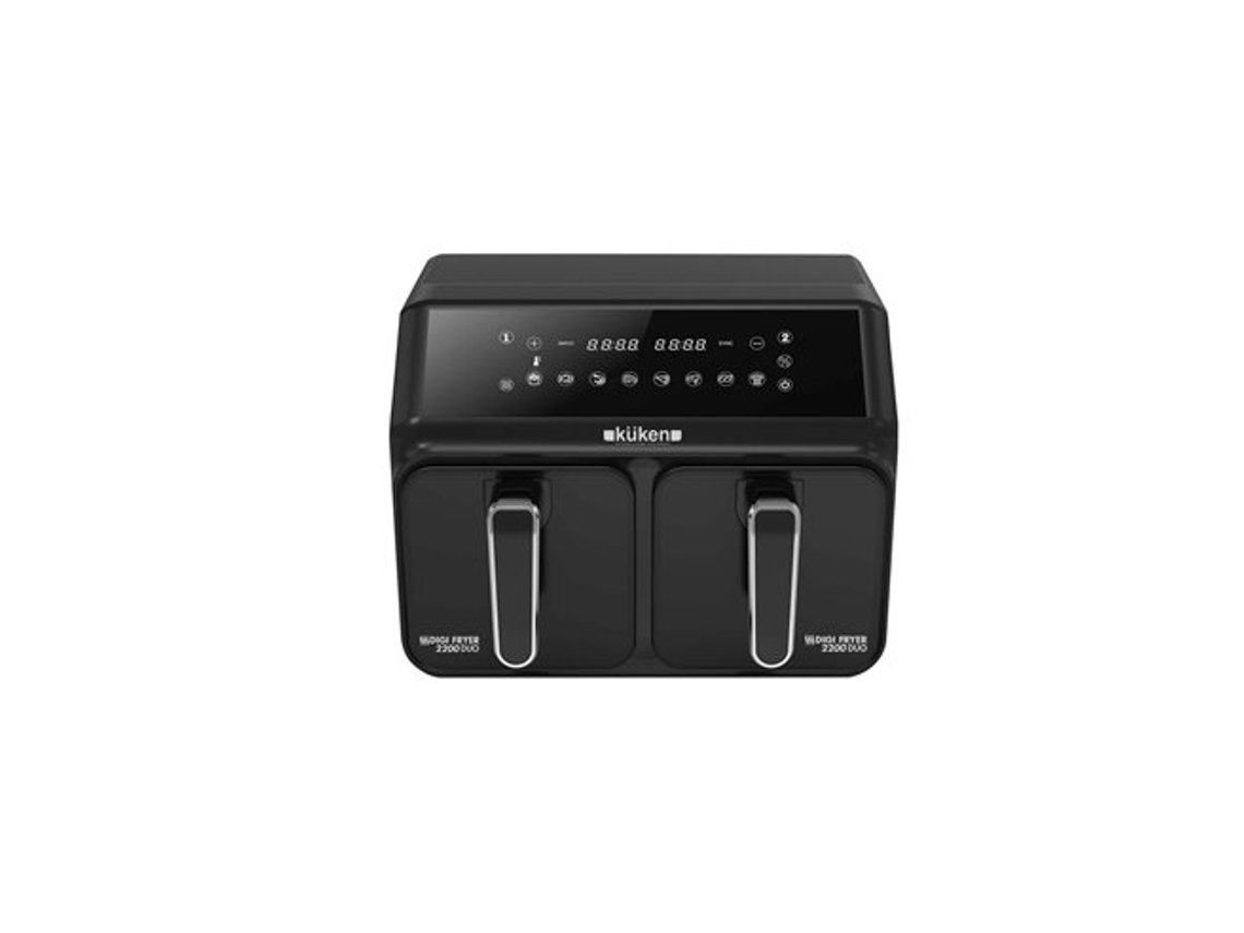 Freidora Doble Digital Sin Aceite Küken 8 Litros 2200w Kuken