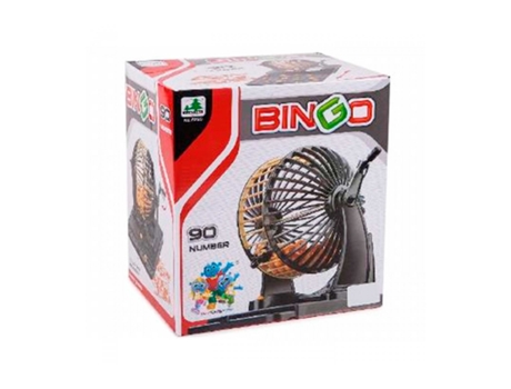 Juego de Bingo ACAN Tradineur 90 Números Manual Completo con 24 Cartas EIdad Mínima Recomendada: 3 años - 22 X 18 X 20 Cm)