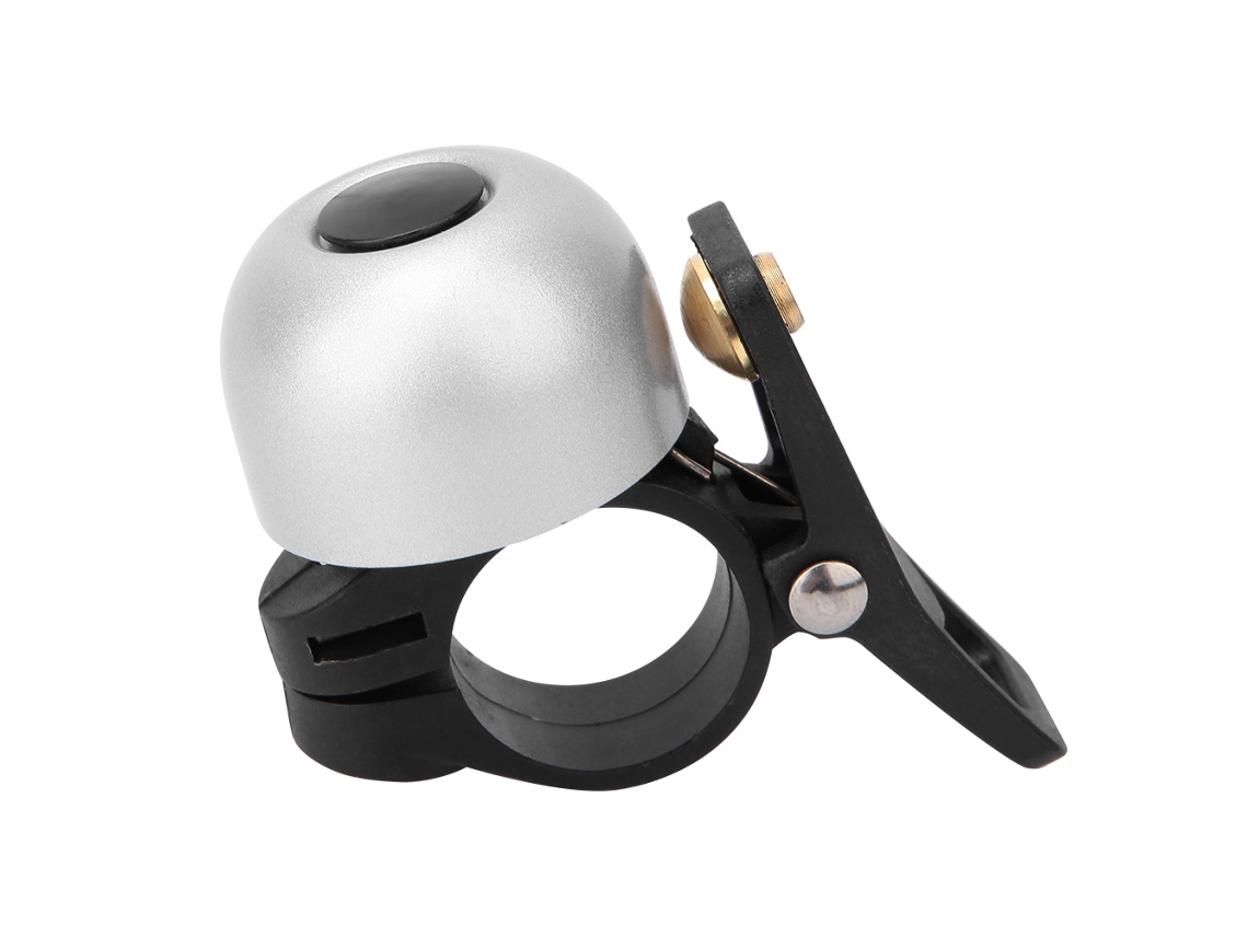 Timbre De Bicicleta Duradero Con Sonido Potente, Accesorio Para Manillar De Bicicleta, Color Plata.