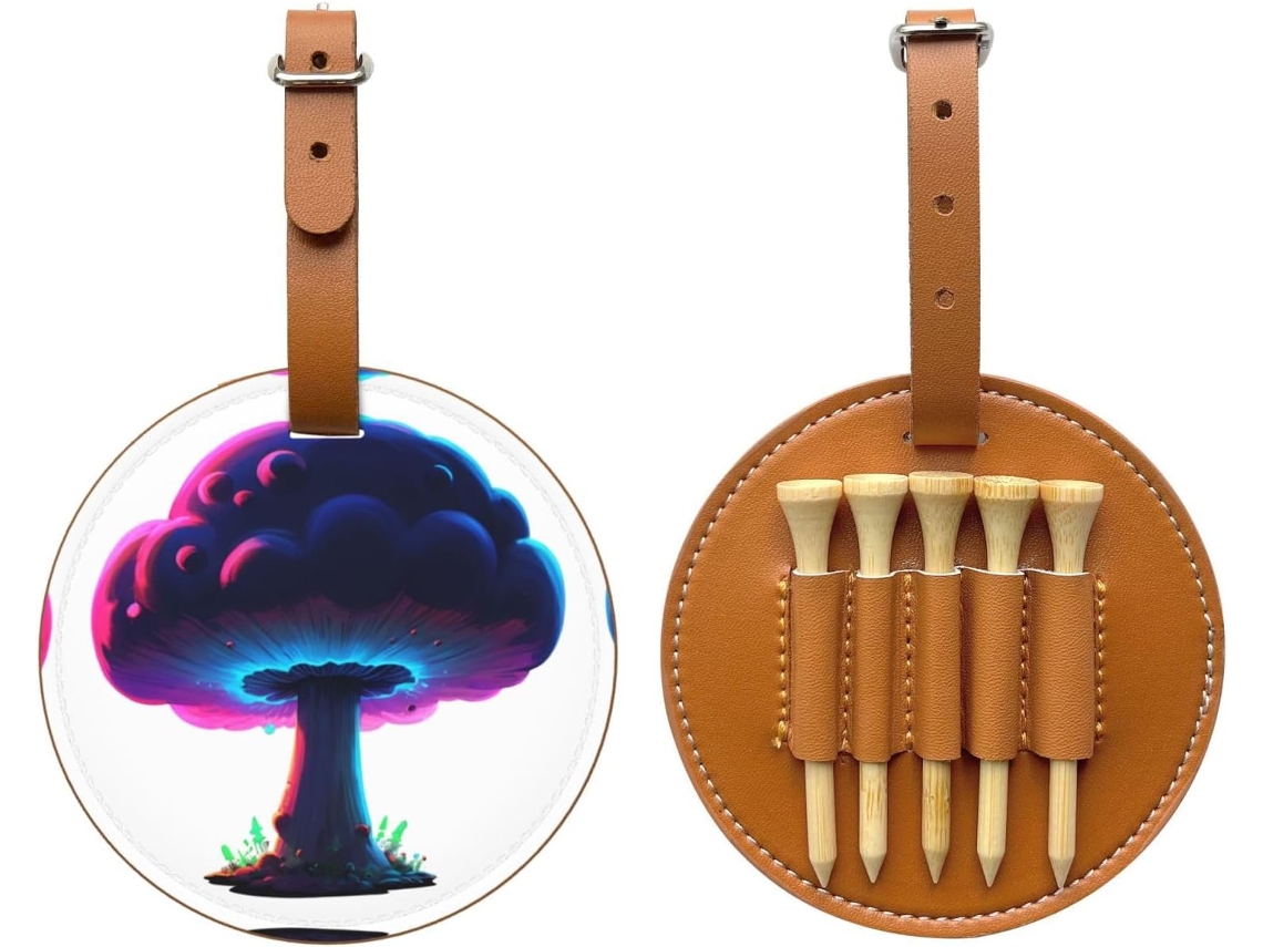 Bolsa para tees de golf: Fácil de transportar y más eficiente para jugar al golf.