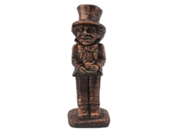 Figura de resina decorativa para mesa, estilo cómic, ideal para jardín u oficina.