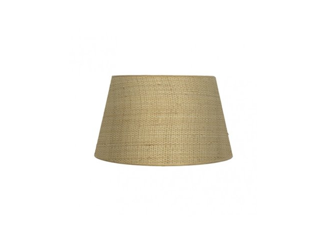 Pantalla Salma E27 Natural 40dx30dx25h Conica Abierta