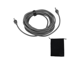 Cable De Alimentación Cc A Cc Gris 18awg Ip68 Resistente Al Agua Para Satélite 1,5 M