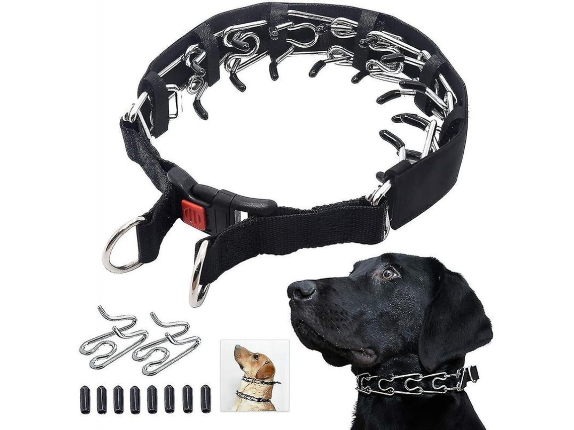 2026-collar De Entrenamiento Para Perros Con Hebilla De Liberación Rápida Y Protector, Ajustable Para Perros Medianos Y Grandes 2.5mm*35cm