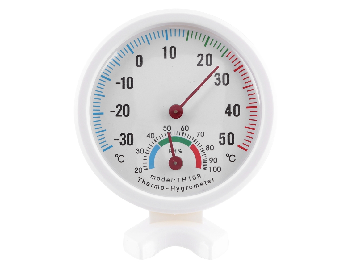 Termómetro E Higrómetro De Esfera De 4 Piezas Con Doble Función Para La Medición De Temperatura Y Humedad.