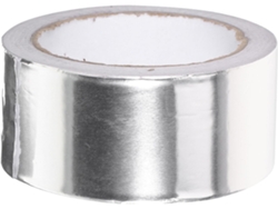 Cinta De Sellado De Aluminio Plateado De 20 M, Adhesivo Fuerte, Tira Autoadhesiva