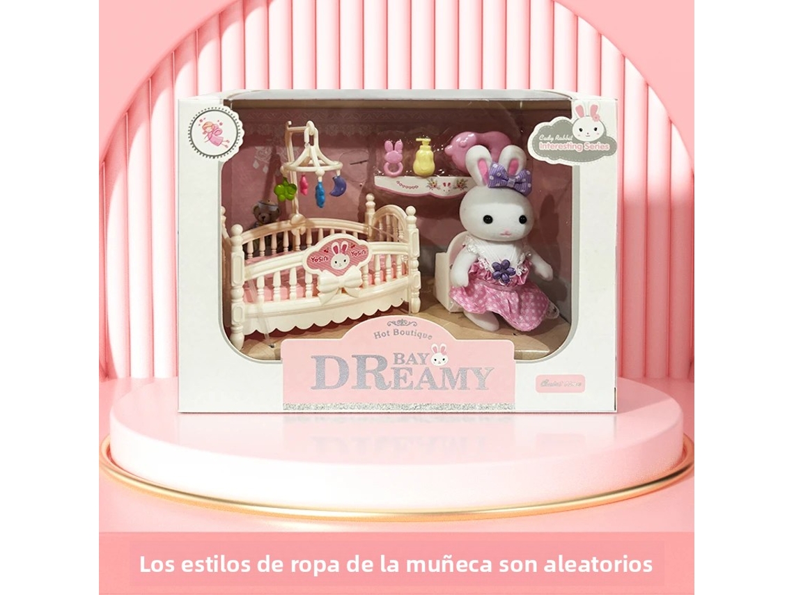 Juguete educativo para niños con temática de conejo, ideal para juegos de simulación e interacción en interiores.