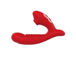 Vibrador De Masaje De Succin Multifrecuencia Para Mujer (rojo)